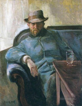hans melber Ölbilder verkaufen - Schriftsteller Hans jaeger 1889 Edvard Munch